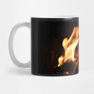 Burning Wood Mug